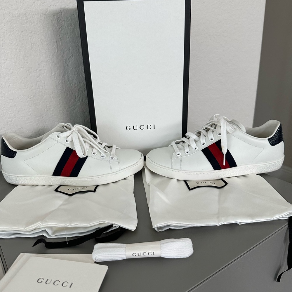 Like new Gucci White-red-blue New Miro'soft/Ns Ny Gucci/Ayers Tr Sneakers